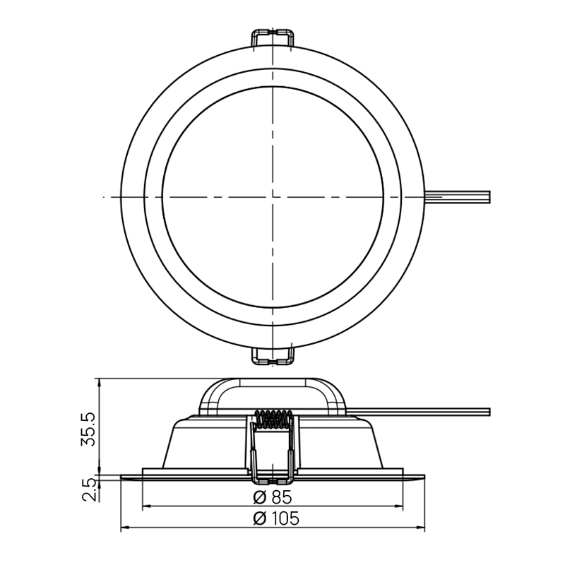 DL-E Ø=105мм